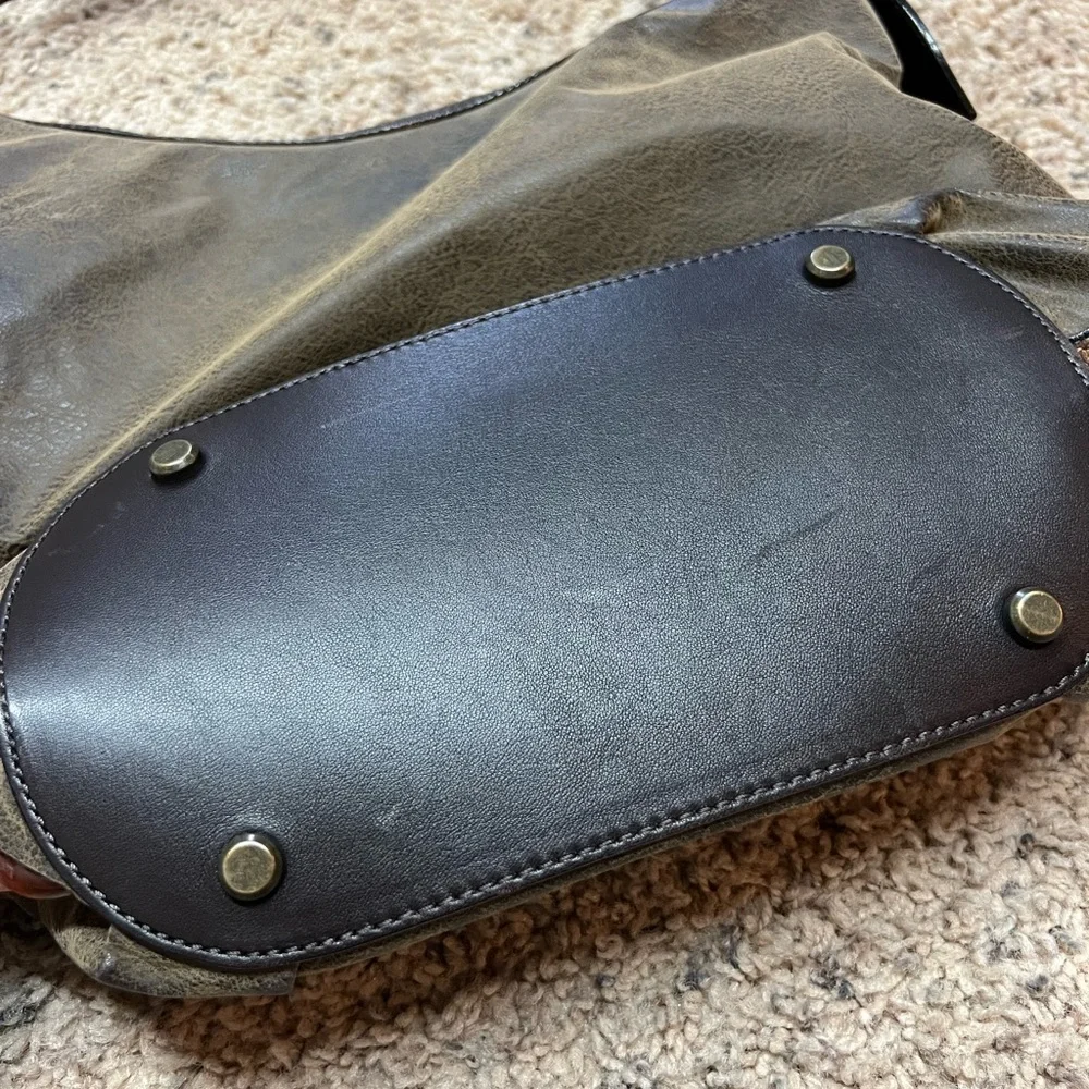 🆕 Donald J. Pliner Couture Elegant Brown Leather Hobo Bag - Picture 10 of 10